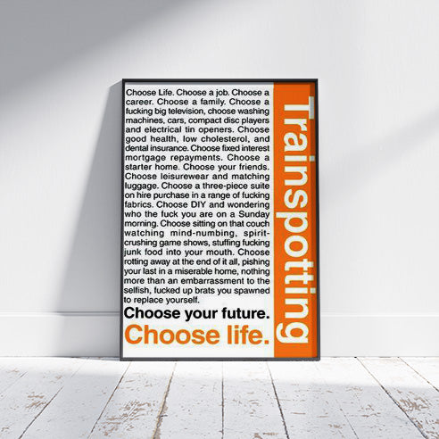Trainspotting Choose life Regular Poster (61x91.5cm)