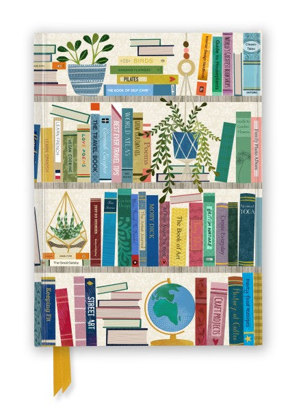 Georgia Breeze: Bookshelves (Foiled Journal) A5 Notepad