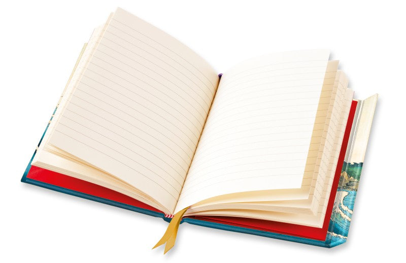 Hiroshige The Seven-Mile Beach in Sagami Province (Foiled Journal) Lined A5 Notepad