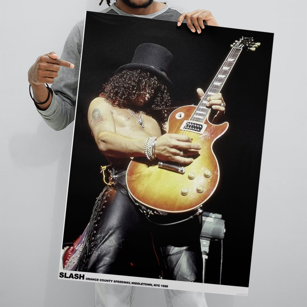 SLASH ORANGE COUNTY SHOWGROUND, NYC 1988 A1 Poster