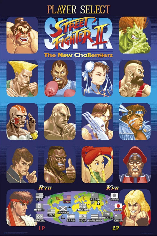 Street Fighter 2 Regular Poster (61x91.5cm)