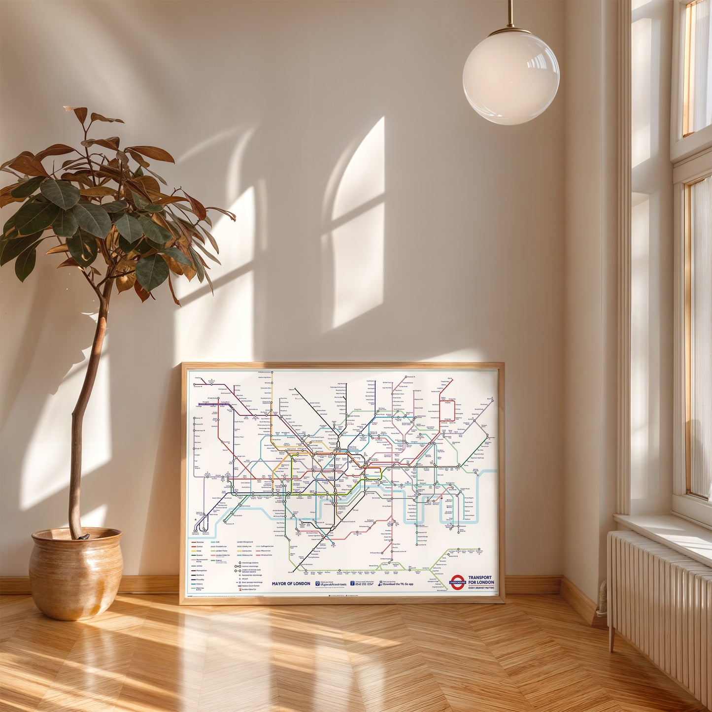 London Underground Map 61x91.5cm Poster