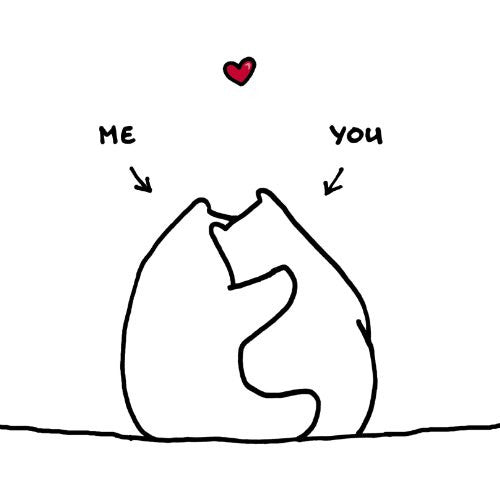 Me and You Barnstable and Friends Greetings card 14x14cm - On the Wall Art Print Posters & Gifts