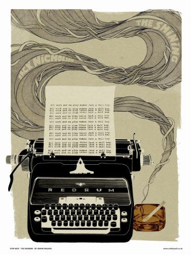 The Shining Poster Art Print (Stanley Kubrick)  (OTW70) 30x40cm