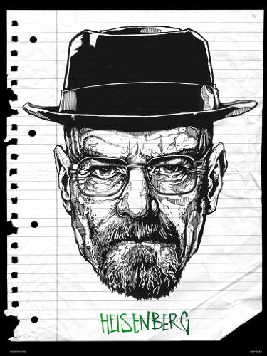 Breaking Bad HEISENBERG Poster Art Print 30x40cm