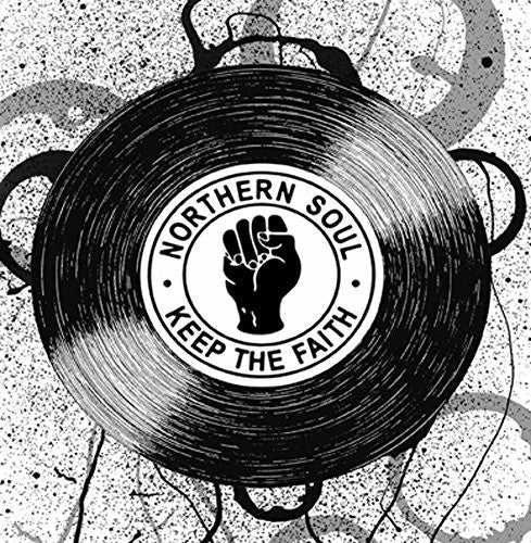 Northern Soul 14x14cm Greetings Card "Blank Inside" - On the Wall Art Print Posters & Gifts