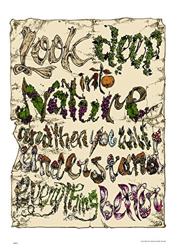 Look Deep Into Nature 70x50cm Art Print