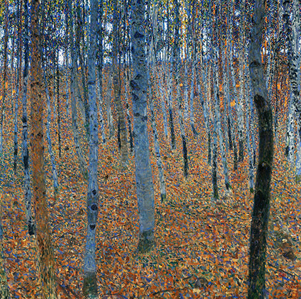 Birch Forest, 1903 by Gustav Klimt 14x14cm Greetings Card