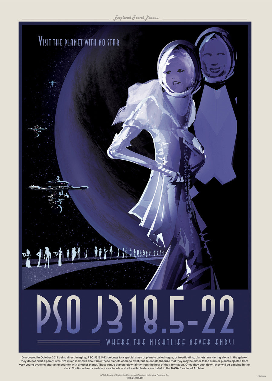 Ps0j318, The Great Voyage, Space Travel, Tourism NASA, Solar System, Planets Art Print Poster 50x70cm