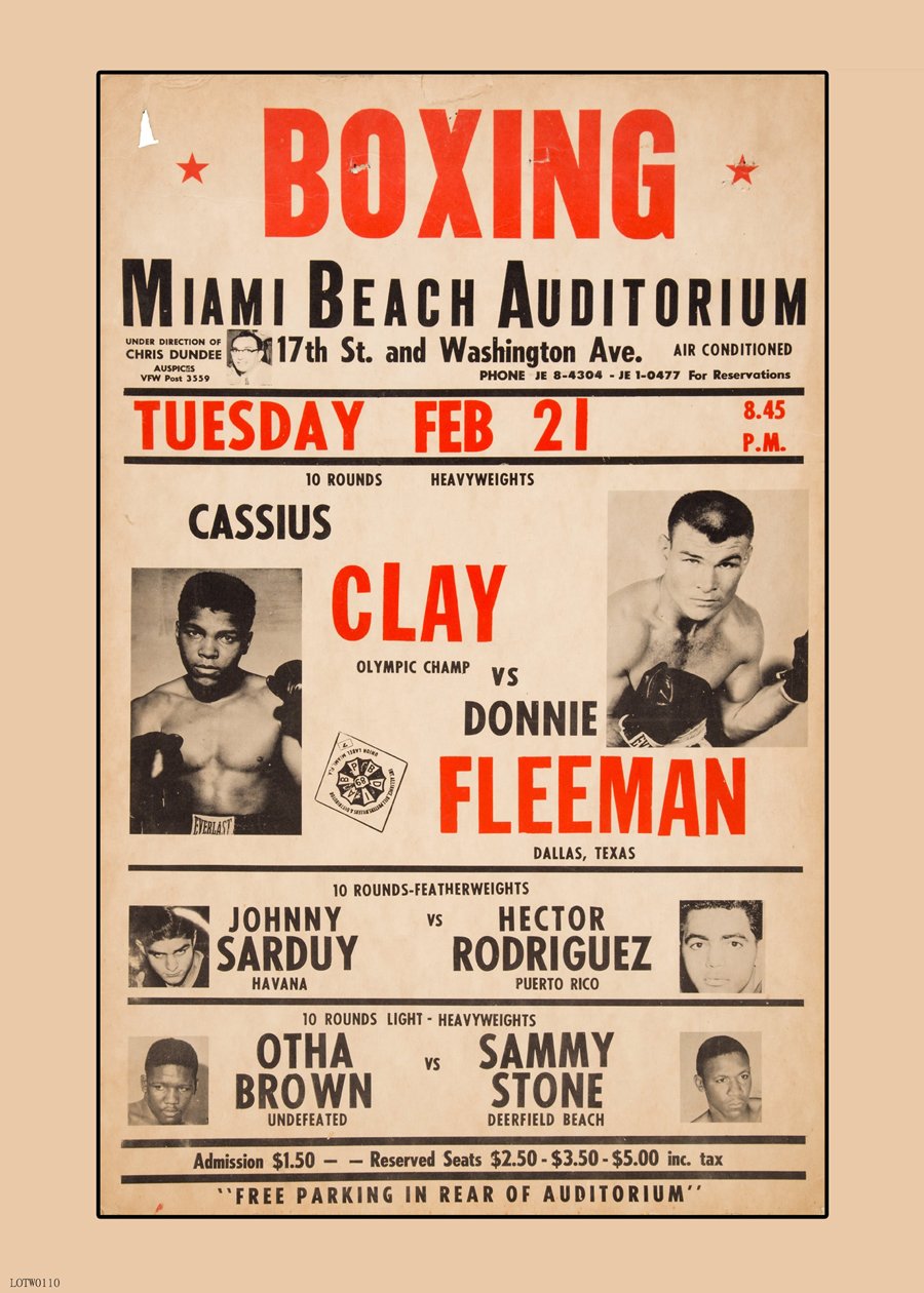 Muhammad Ali 50x70cm Art Print