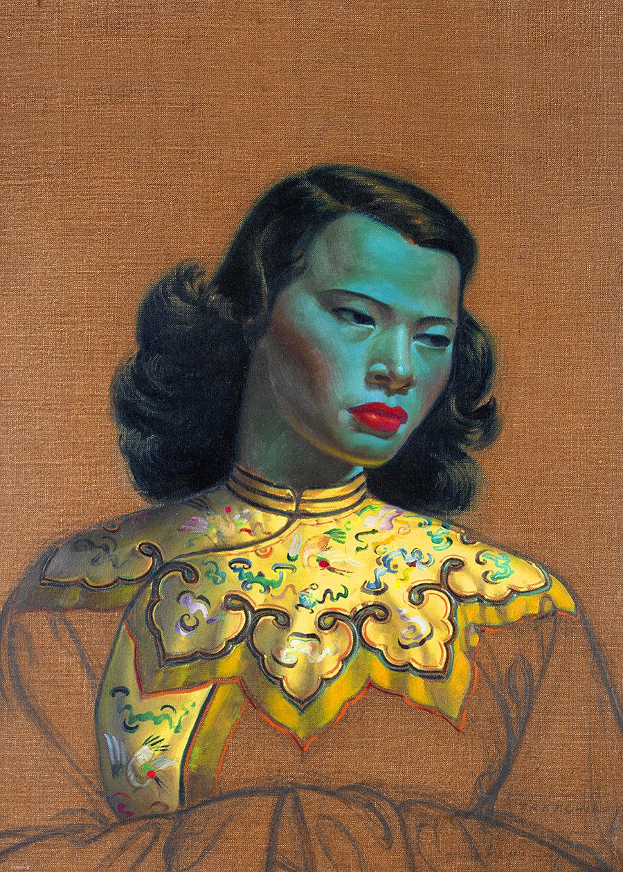 Vladimir Tretchikoff Chiniese Girl 50x70cm Art Print