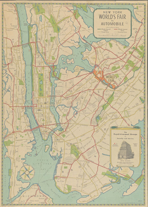 New York Subway Map 50x70cm Art Print