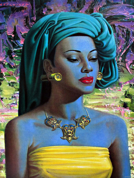 Vladimir Tretchikoff Balinese Lady 30x40cm Art Poster Print