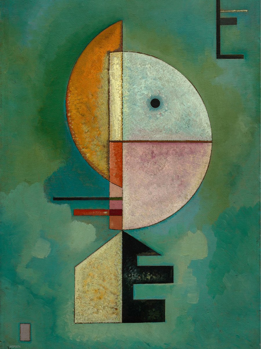 Upward Kandinsky 50x70cm Art Poster Print