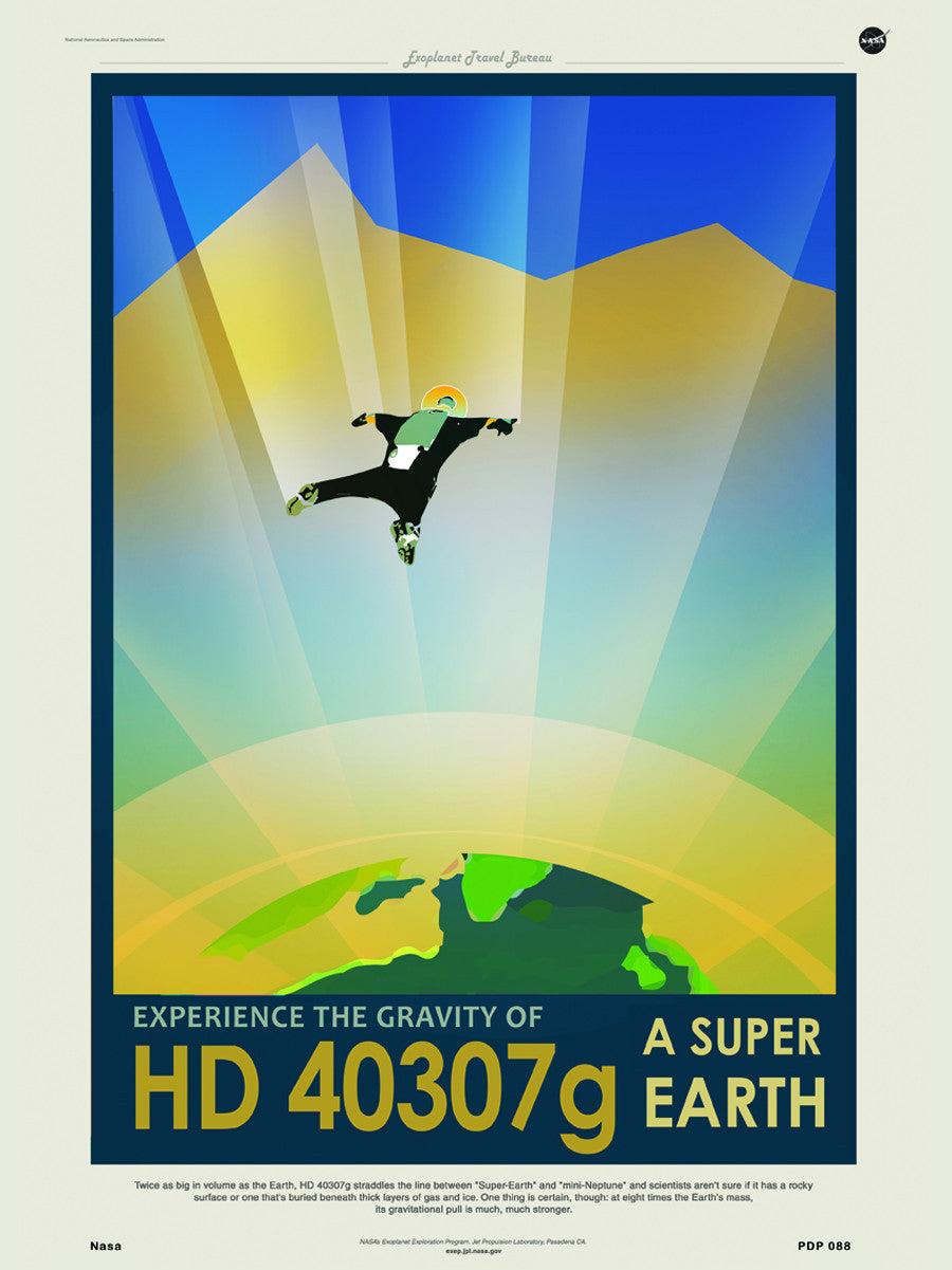 HD40307g Super Earth Nasa Space exploration 30x40cm Art Poster Print