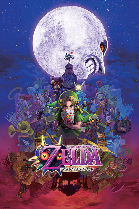 THE LEGEND OF ZELDA (MAJORA'S MASK) Poster 61x91.5cm