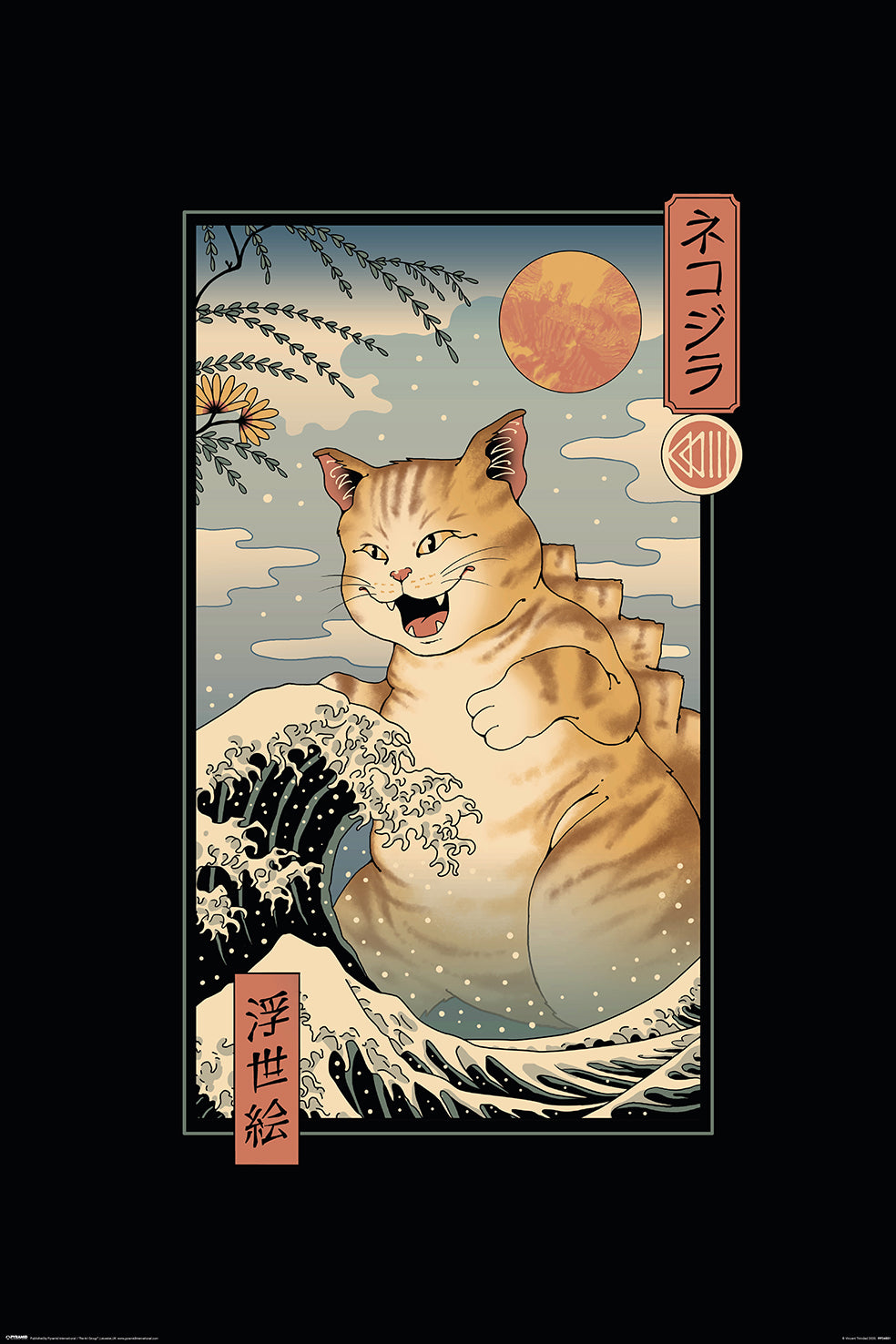 VINCENT TRINIDAD (CATZILLA UKIYOE) MAXI POSTER 61x91.cm