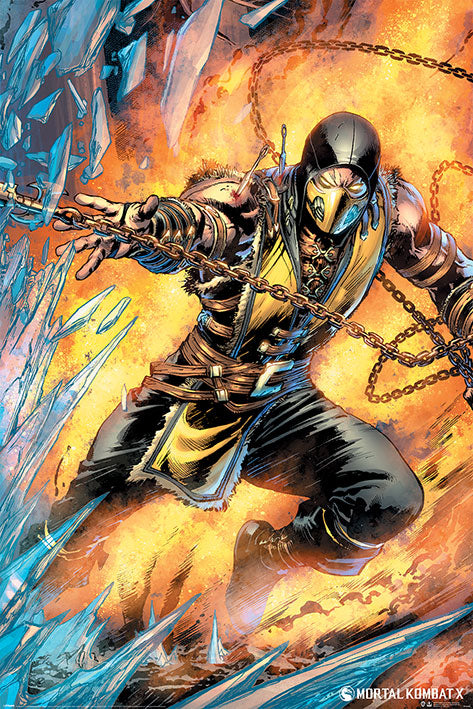 MORTAL KOMBAT (SCORPION) MAXI POSTER 61x91.cm