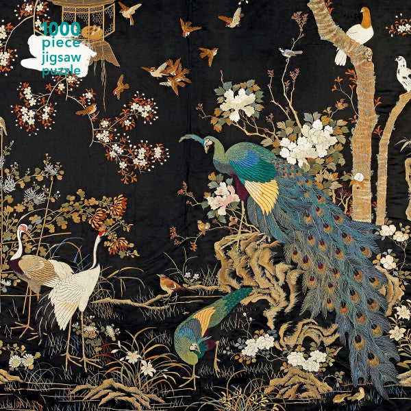 Ashmolean Museum: Embroidered Hanging with Peacock 1000 Piece Jigsaw