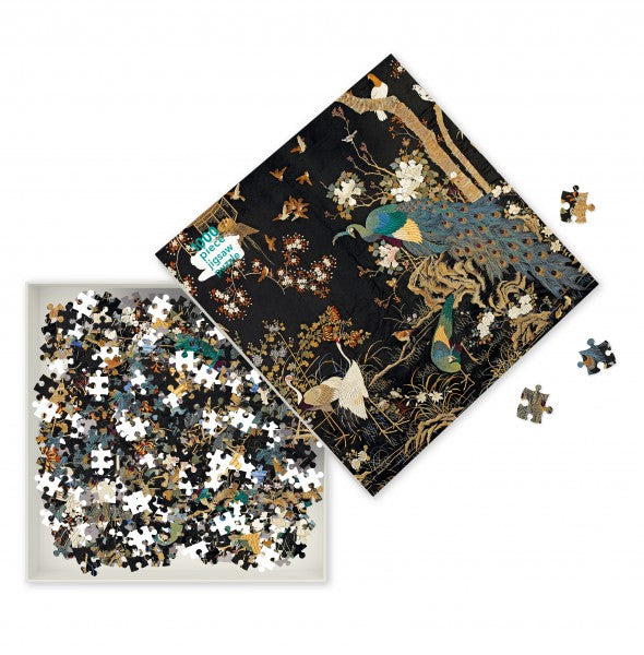 Ashmolean Museum: Embroidered Hanging with Peacock 1000 Piece Jigsaw