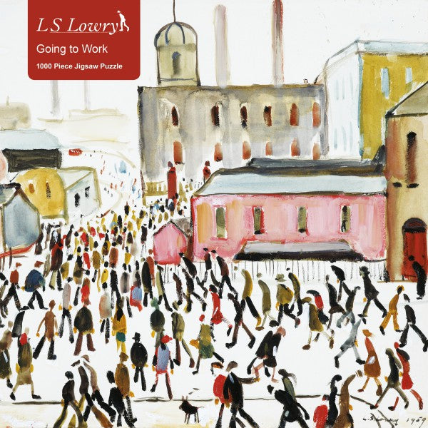 L.S. Lowry: Going to Work 1000 Piece Jigsaw