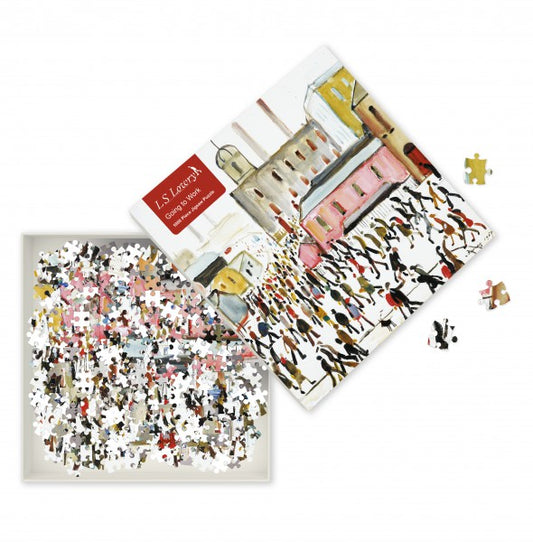 L.S. Lowry: Going to Work 1000 Piece Jigsaw