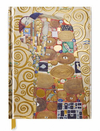 Gustav Klimt: Fulfilment Foiled Lined A5 Notepad