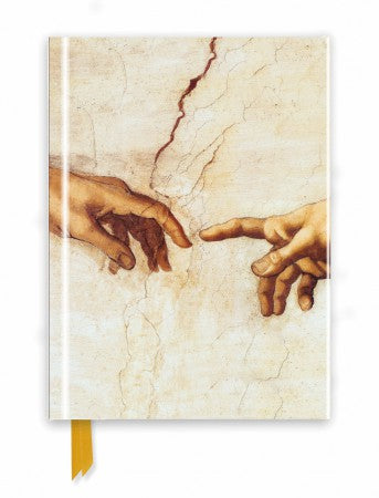 Michelangelo: Creation Hands Foiled Lined A5 Notepad