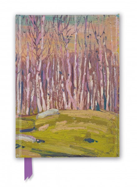Tom Thomson: Silver Birches Foiled Lined A5 Notepad
