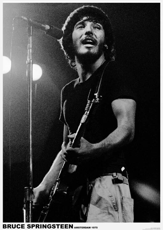 BRUCE SPRINGSTEEN AMSTERDAM 1975 A1 (59x 84cm) Poster