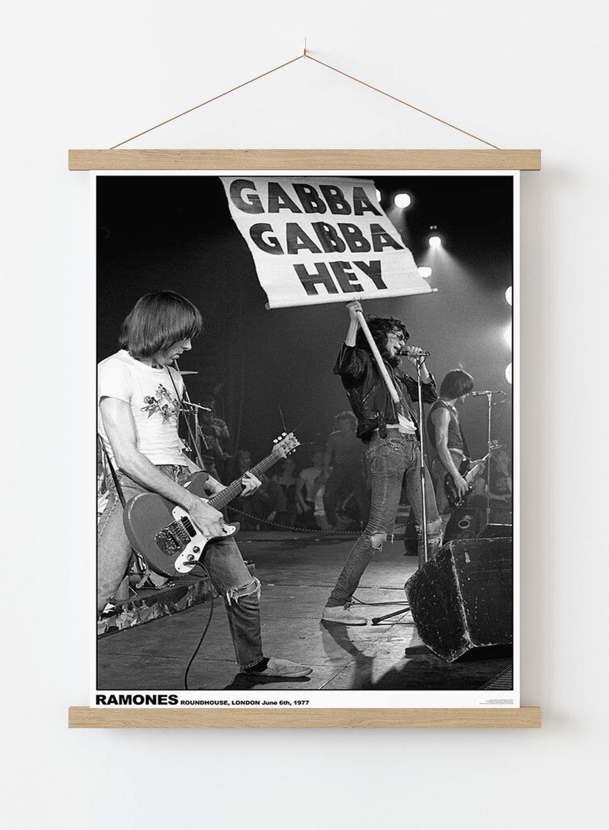 Ramones Roundhouse - London 1977 59.4 × 84.1 cm Poster