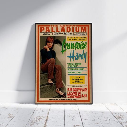 Francoise Hardy Live at the London Palladium A1 (59x 84cm) Poster