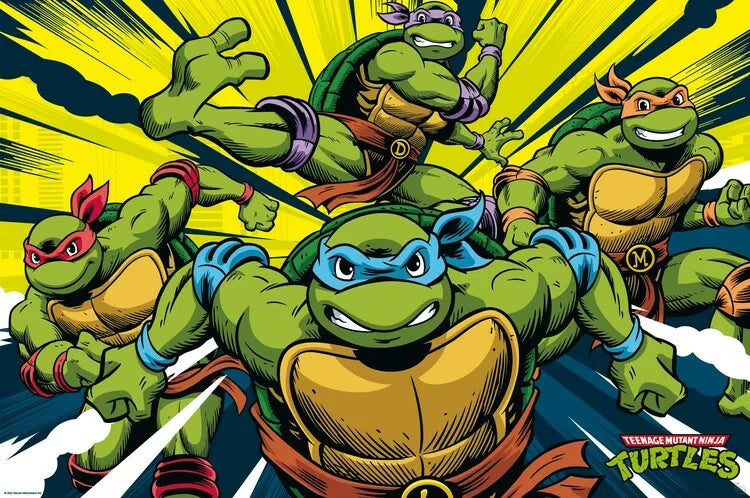 TMNT - Poster Maxi 91.5x61 - Turtles in action