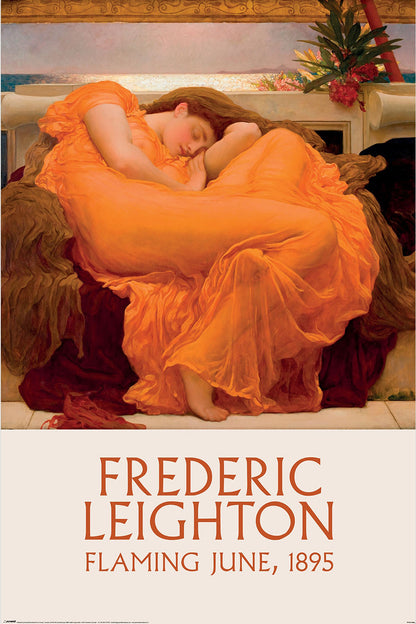 FREDERIC LEIGHTON (FLAMING JUNE) Poster (61x91.5cm)