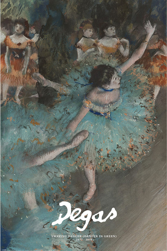 Edgar Degas - The Green Sawying Dancer Maxi Poster (61x91.5cm)