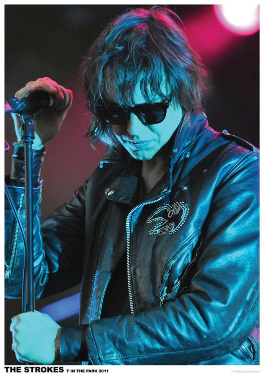 The Strokes (Julian Casablancas) - T In The Park 2011 59.4 × 84.1 cm Poster