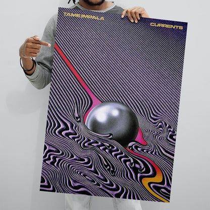 Tame Impala Currents Album Cover Music Poster Size 61x91.5cm: Individually Rolled & Labeled