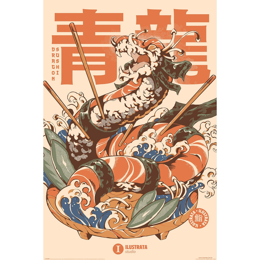 Ilustrata (Dragon Sushi) MAXI POSTER 61x91.cm