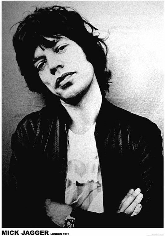 MICK JAGGER LONDON 1975 (Rolling Stones) (A1 59.5x84cm) Poster