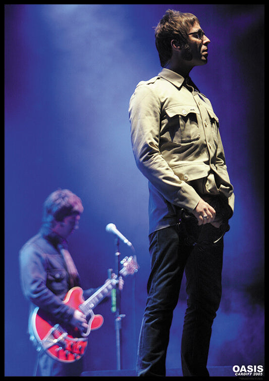 Oasis Cardiff 2005 (Liam) (A1 59.5x84cm) Poster