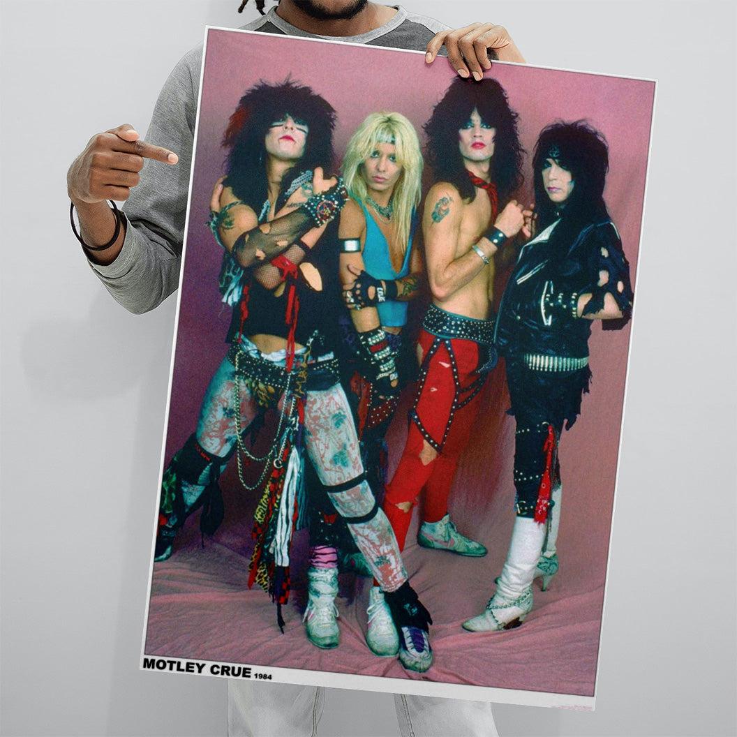 Motley Crew 1989 (A1 59.5x84cm) Poster