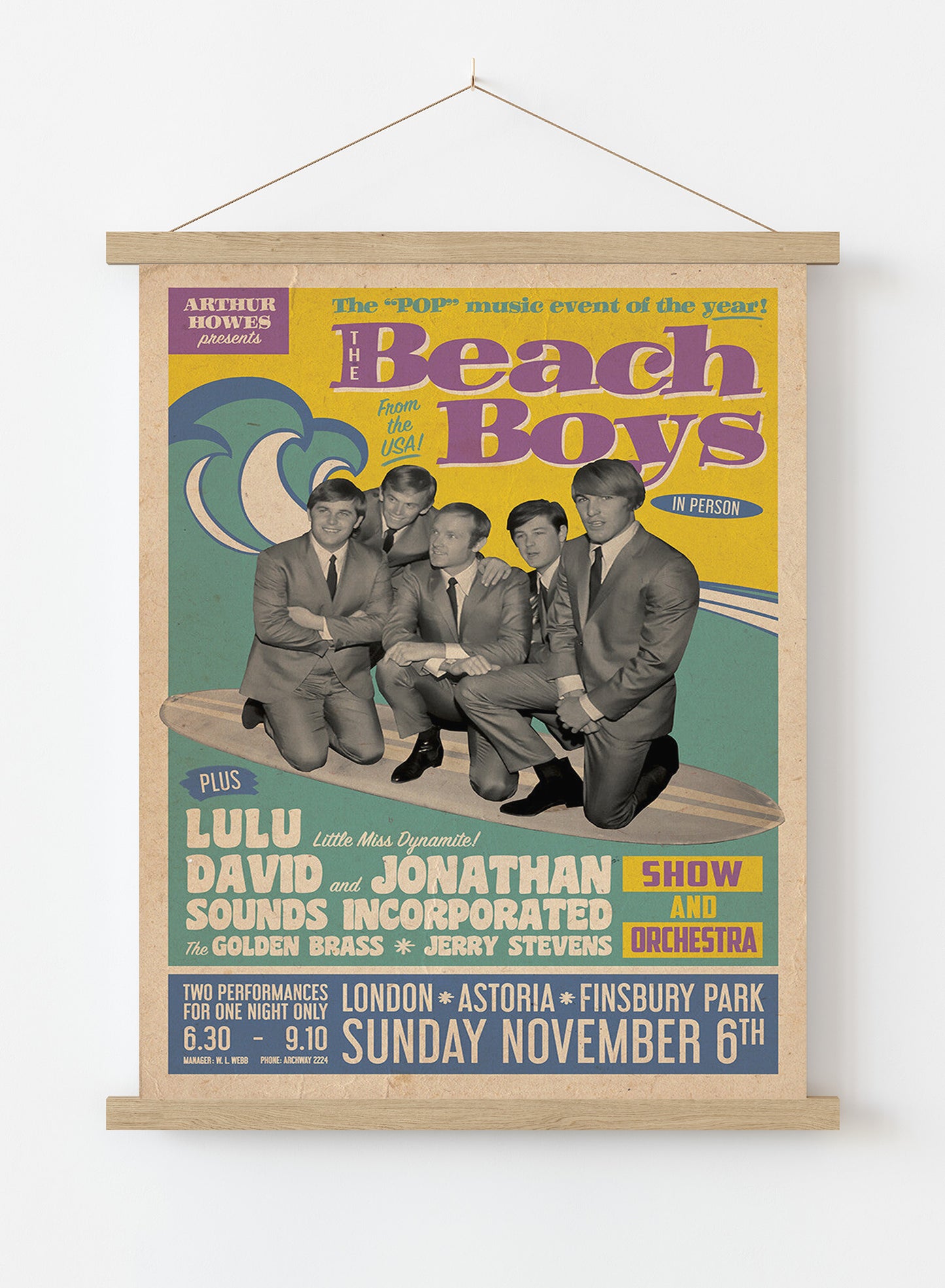 Beach Boys (A1 59.5x84cm) Poster