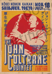 John Coltrane Gig Poster (A1 59.5x84cm) Poster