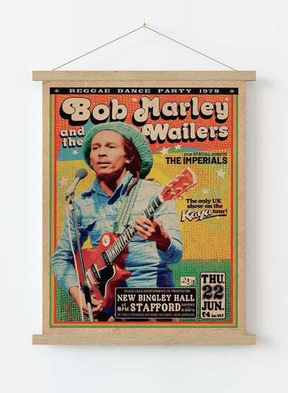 Bob Marley Gig Poster (A1 59.5x84cm) Poster