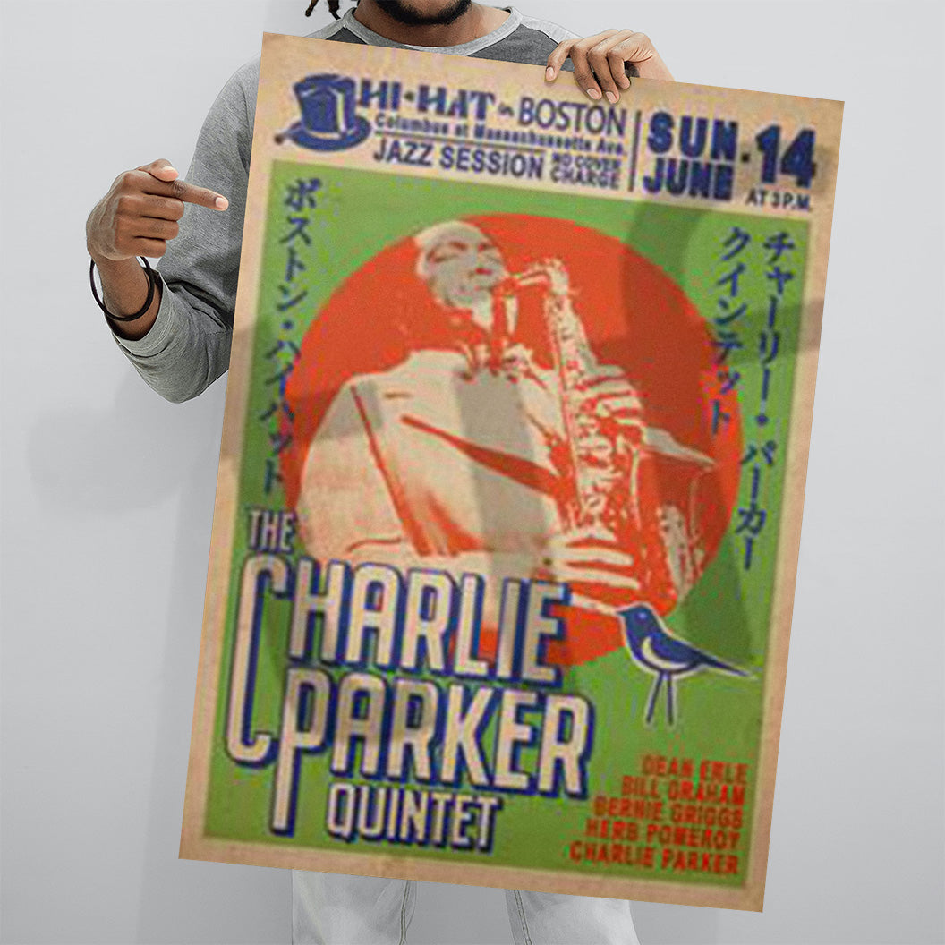Charlie Parker Gig Poster (A1 59.5x84cm) Poster