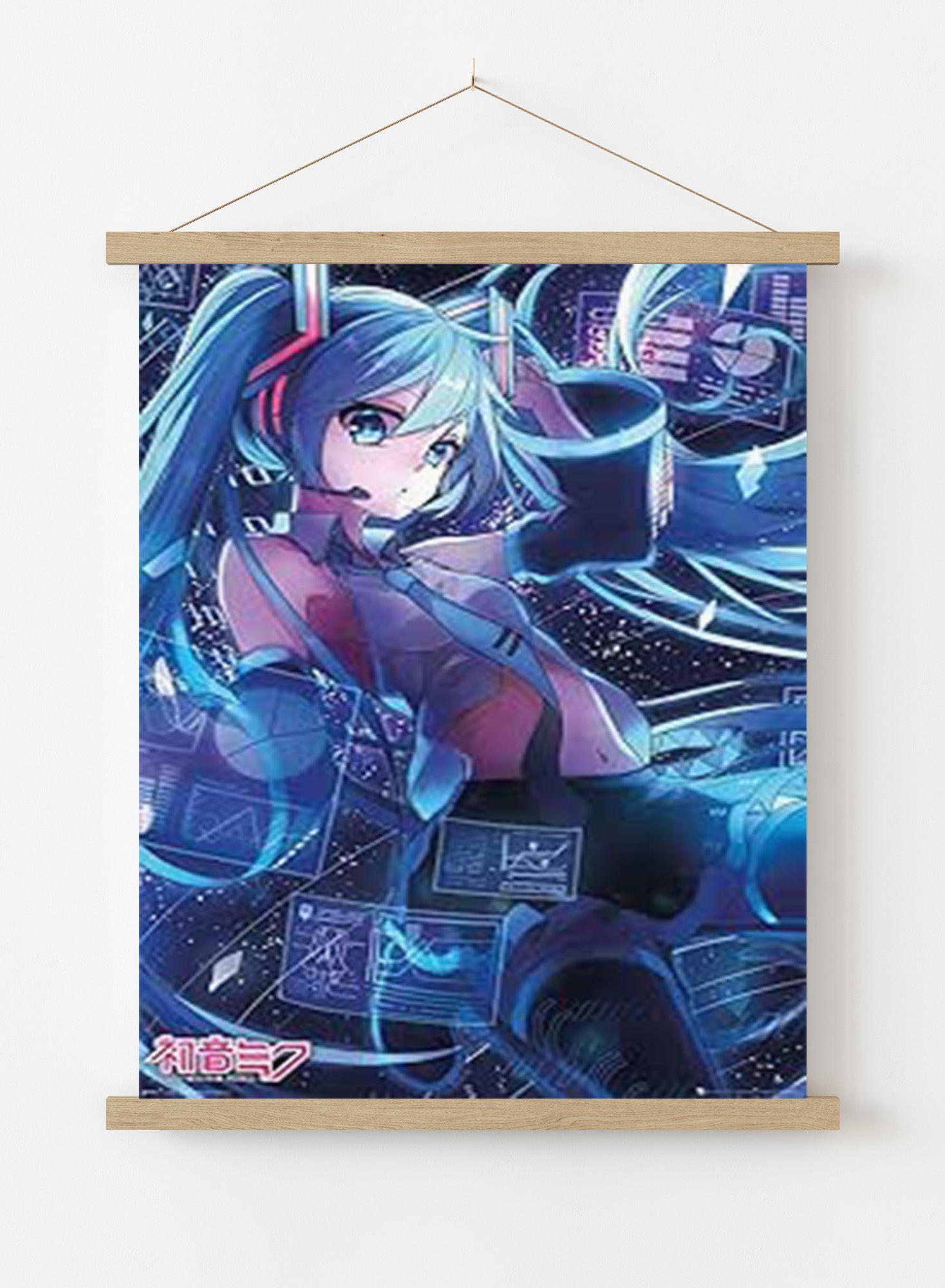 HATSUNE MIKU Key art Momo & Okarun 91.5x61cm