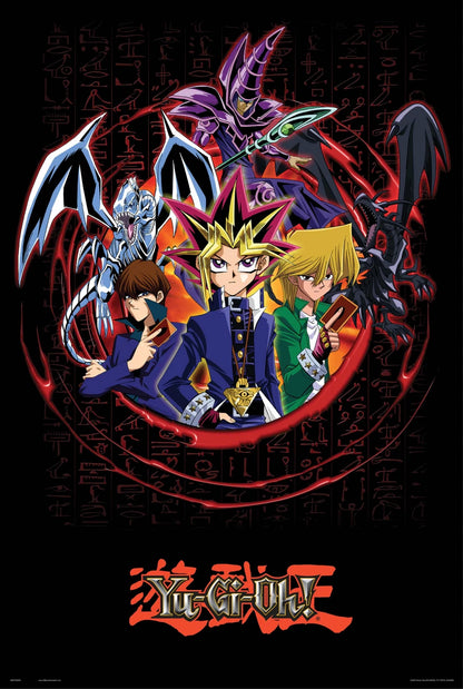YU-G-Oh! Kay Characters Red Poster Artwork 91.5x61cm
