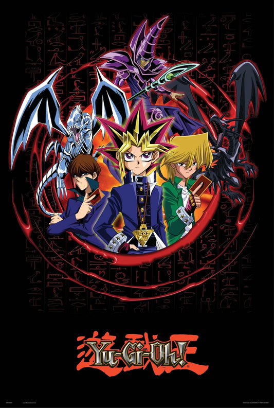 YU-G-Oh! Kay Characters Red Poster Artwork 91.5x61cm