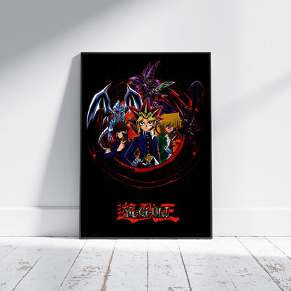 YU-G-Oh! Kay Characters Red Poster Artwork 91.5x61cm