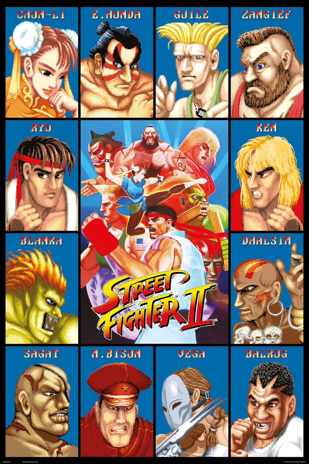 Street Fighter 2 Regular Poster (61x91.5cm)
